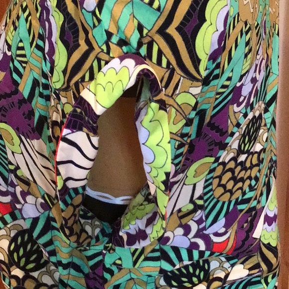 GUSTO BARCELONA Multicolored Summer Mini Dress. - Picture 5 of 9